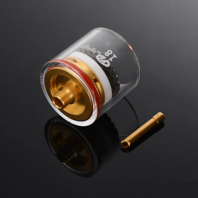 5pcs/set Tig Welding Torch Stubby Cup Gas Collet Body Lens Kit for WP-9/20/25 3/32" 2.4 mm TIG Welding Torch