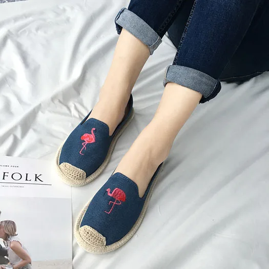 espadrilles flamant rose