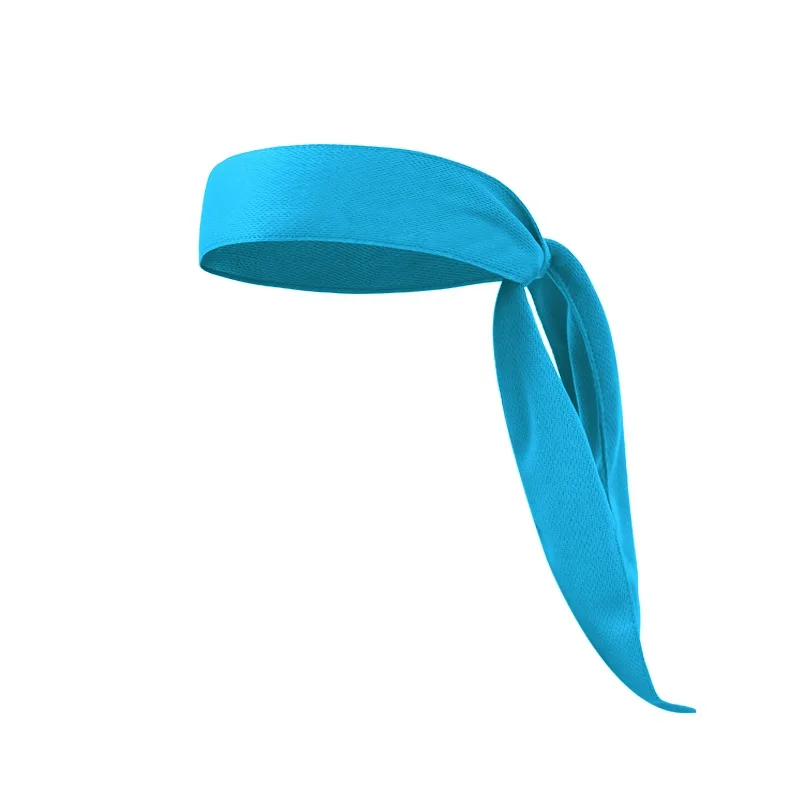 Yoga мягкой лентой Для мужчин Для женщин спортивная повязка от пота Нескользящие, для йоги шарф-лента спортивные воздухопропускающие повязки на голову - Цвет: Royal blue