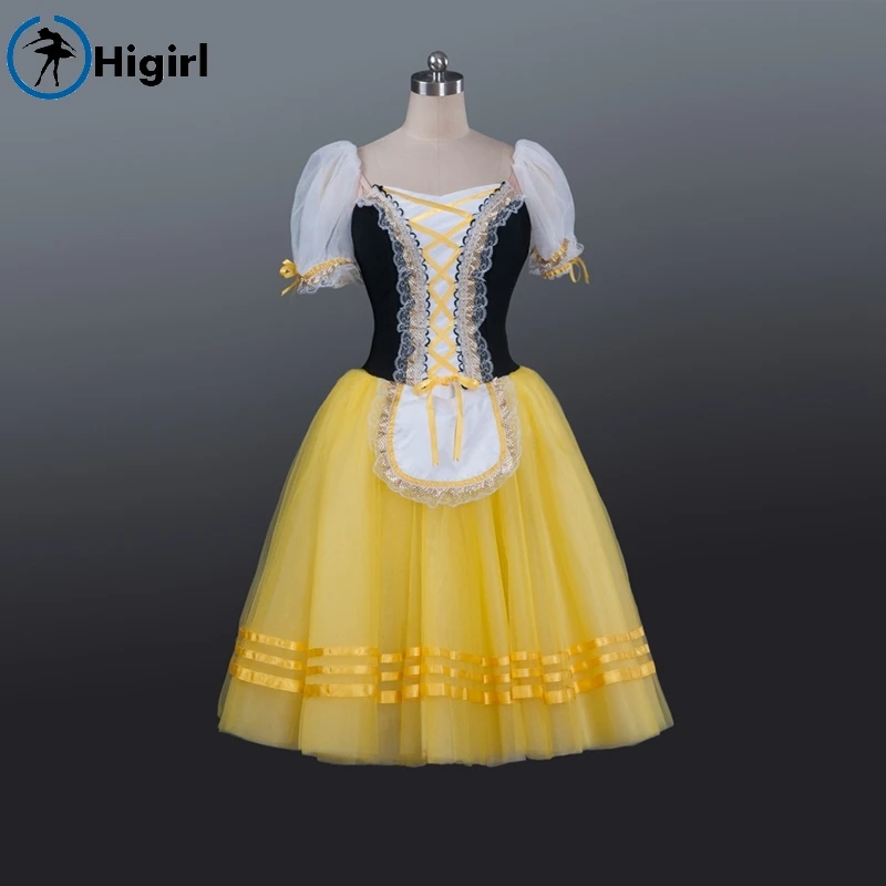 blue giselle ballet tutu dress yellow classical ballet tutu brown ballerina dress kids pink Romantic ballet tutu dressBT8904F