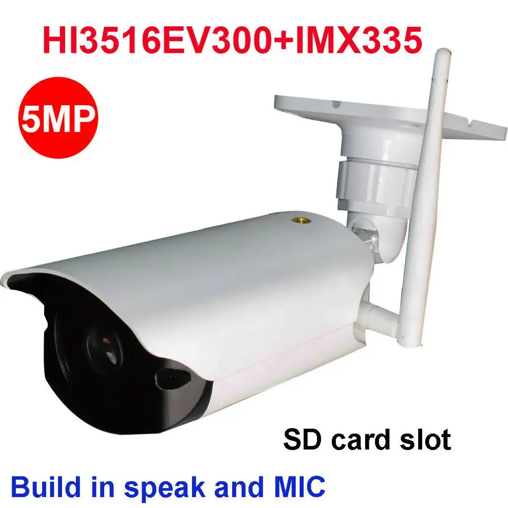 

IP Camera Wifi starlight 4MP wireless camera outdoor IR security camera 32 64 128GB SD card build in speaker MIC P2P onvif