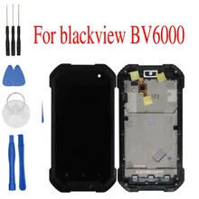 Бесплатные инструменты Blackview BV6000 ЖК-дисплей+ кодирующий преобразователь сенсорного экрана в сборе Замена для телефона Blackview BV6000