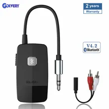 Bluetooth 4.2 Receiver Portable Wireless HiFI Audio Adapter With 3.5 mm RCA Jack For Home Stereo Music Streaming or Car Speaker