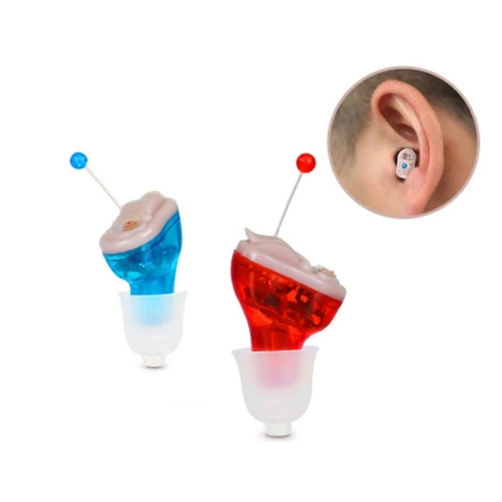 

Invisible Adjustable Hearing Aid Sound Voice Amplifier Enhancer Mini In-Ear