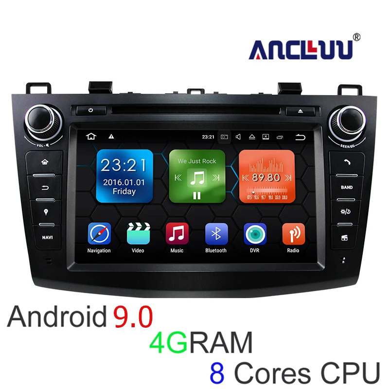8 &quot4G RAM Android 9 0 Core Автомобильный DVD стерео для 2010 2011 2012 2013 MAZDA 3 gps навигатор радио