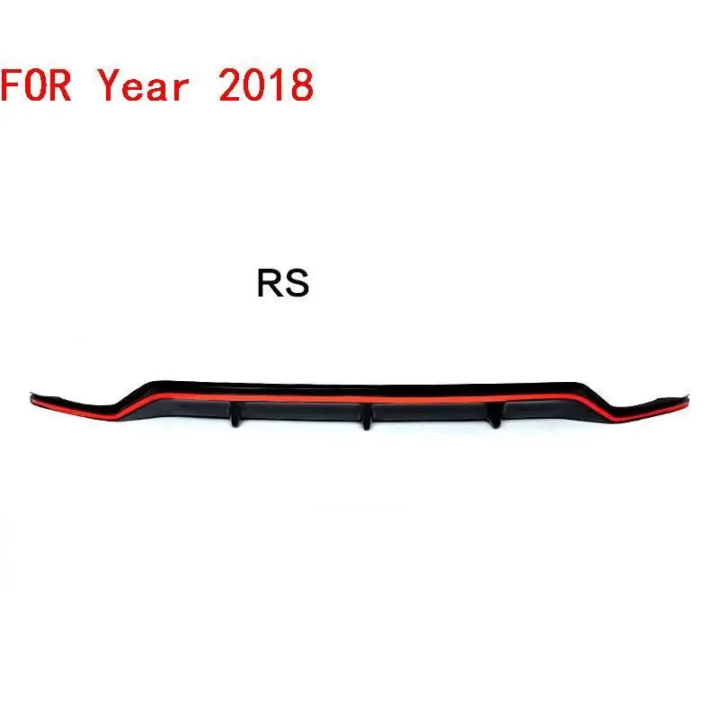Automovil модифицированный Стайлинг молдинги модификация тюнинг передний автомобиль губы задний диффузор бамперы 14 15 16 18 для Honda Fit - Цвет: Number 19