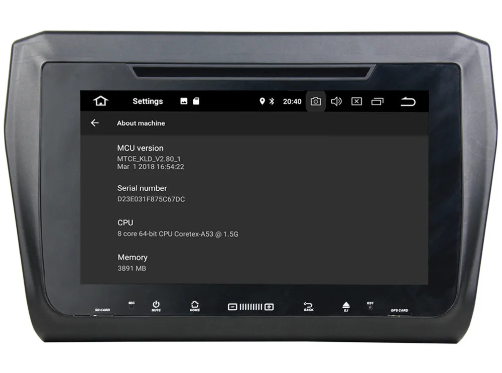 Excellent 8" Octa Core 4G Android 8.1 4GB RAM 64GB ROM BT RDS Car DVD Multimedia Player Radio Stereo Head Unit For Suzuki Swift 2017 2018 5