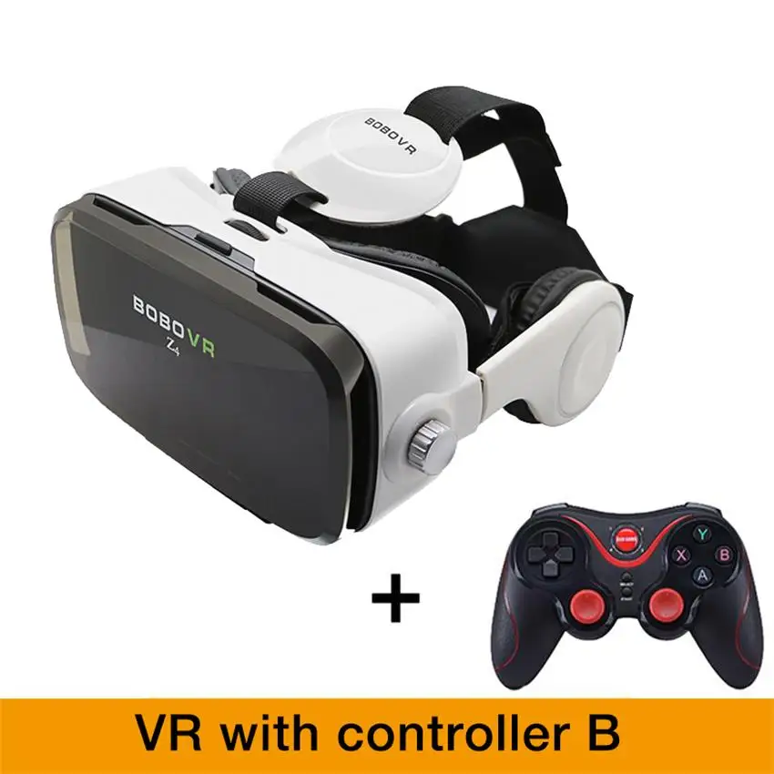 Очки виртуальной реальности VR КОРОБКА BOBOVR Z4 VR Очки Виртуальной Реальности очки 3D очки google Картон мини 2.0 бобо vr гарнитура Для 4.3-6.0 смартфон очки виртуальной реальности - Цвет: Z4-WH-S5