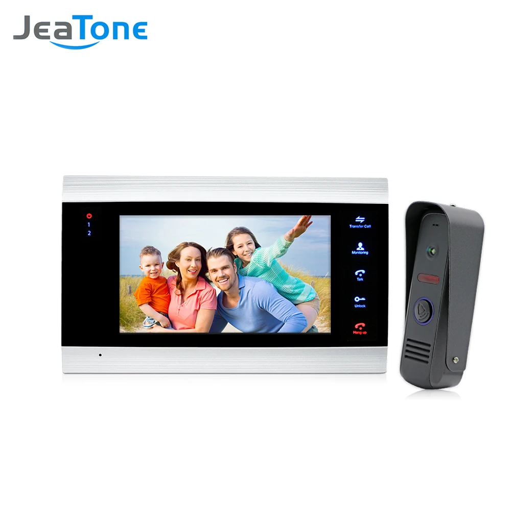 7'' Video Doorphone Intercom Systems On-door Speakerphone Pin-Hole Camera Home Security Video Door Phone Kit Door Entry System 7'' Video Doorphone Intercom Systems On-door Speakerphone Pin-Hole Camera Home Security Video Door Phone Kit Door Entry System