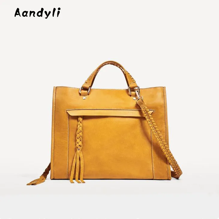 

Genuine leather Women's handbag Ipad Crossbody bags Handmade Women Shoulder bags