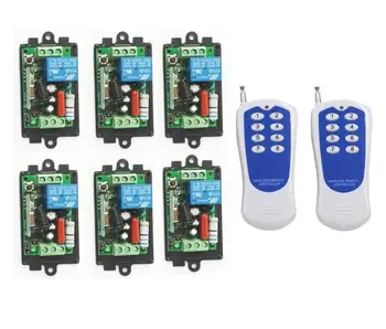 

super AC 220 V 1CH 10A Relay RF Wireless Remote Control Switch Wireless Light Switch ; 8PCS Receiver +1000m 2 Transmitter