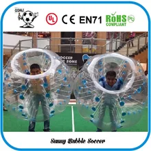 4 шт.(2Red+ 2 Blue+ 1 насос) 1,5 м ПВХ материал пузырь футбол, 0,8 мм Зорб надувной шар, надувной шар для экстремального спуска с горы