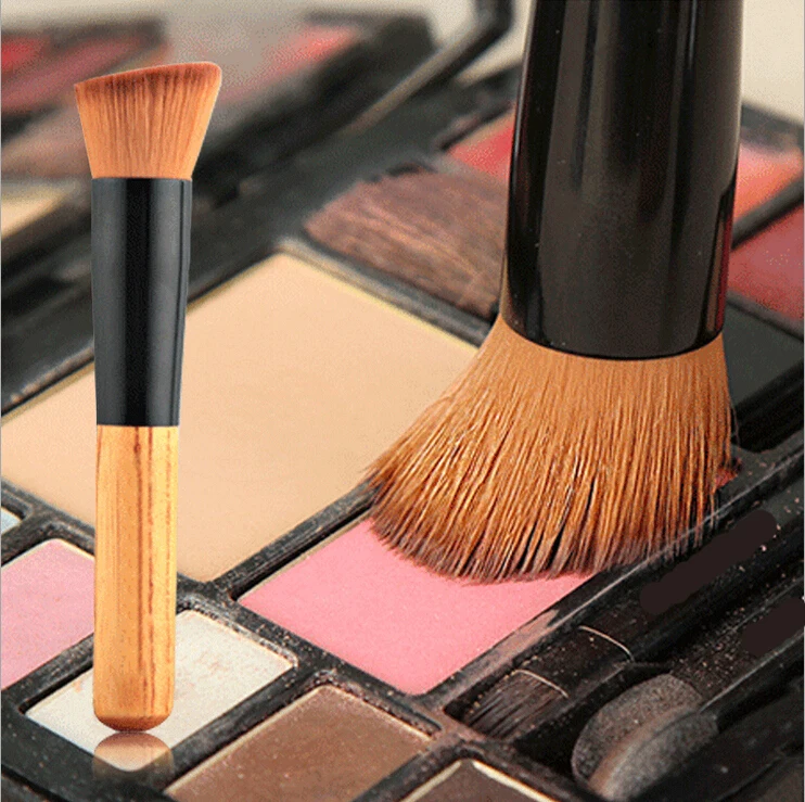 Pro Quality Flat Angled Foundation Brush Makeup Foundation Powder Brush