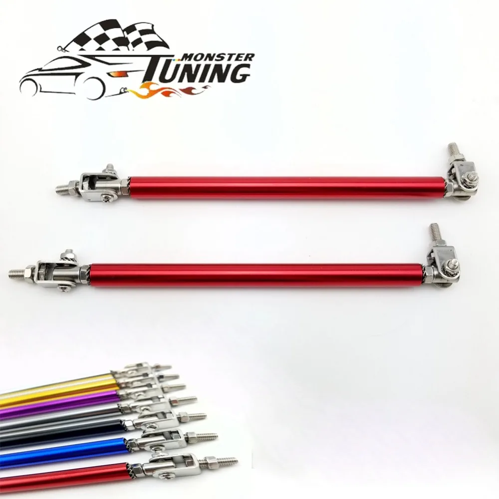 

Tuning Monster 1pair Universal Adjustable 150MM Front Bumper Lip Splitter Rod Strut Tie Bar Support