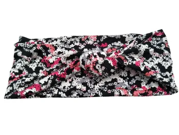 

J173103 2017 Newest fashion headpiece spring floral knot headbands cotton flower link chain headband for women