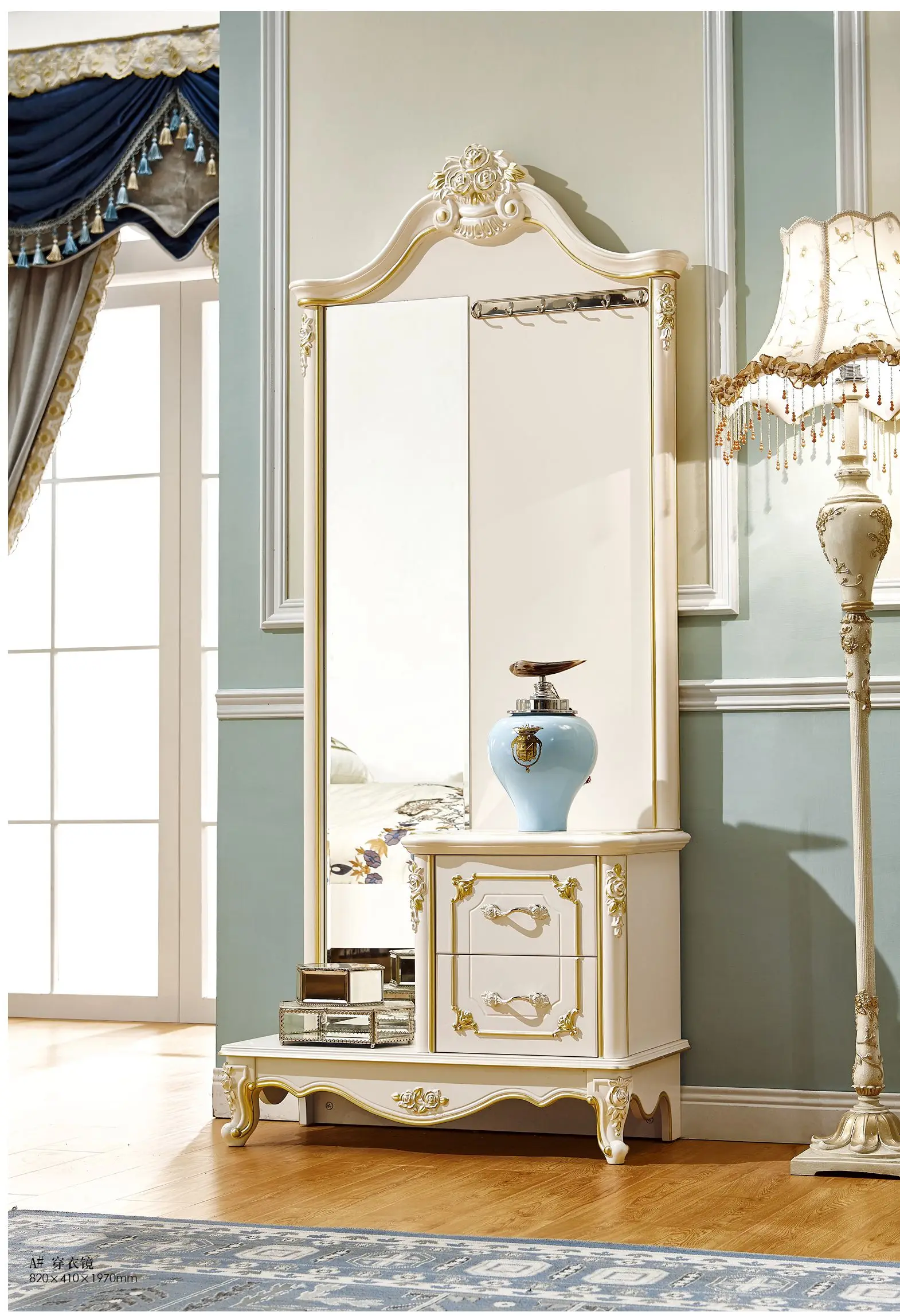 Роскошная мебель французский туалетный столик зеркало для спальни набор penteadeira mesa dormitorio toaletka