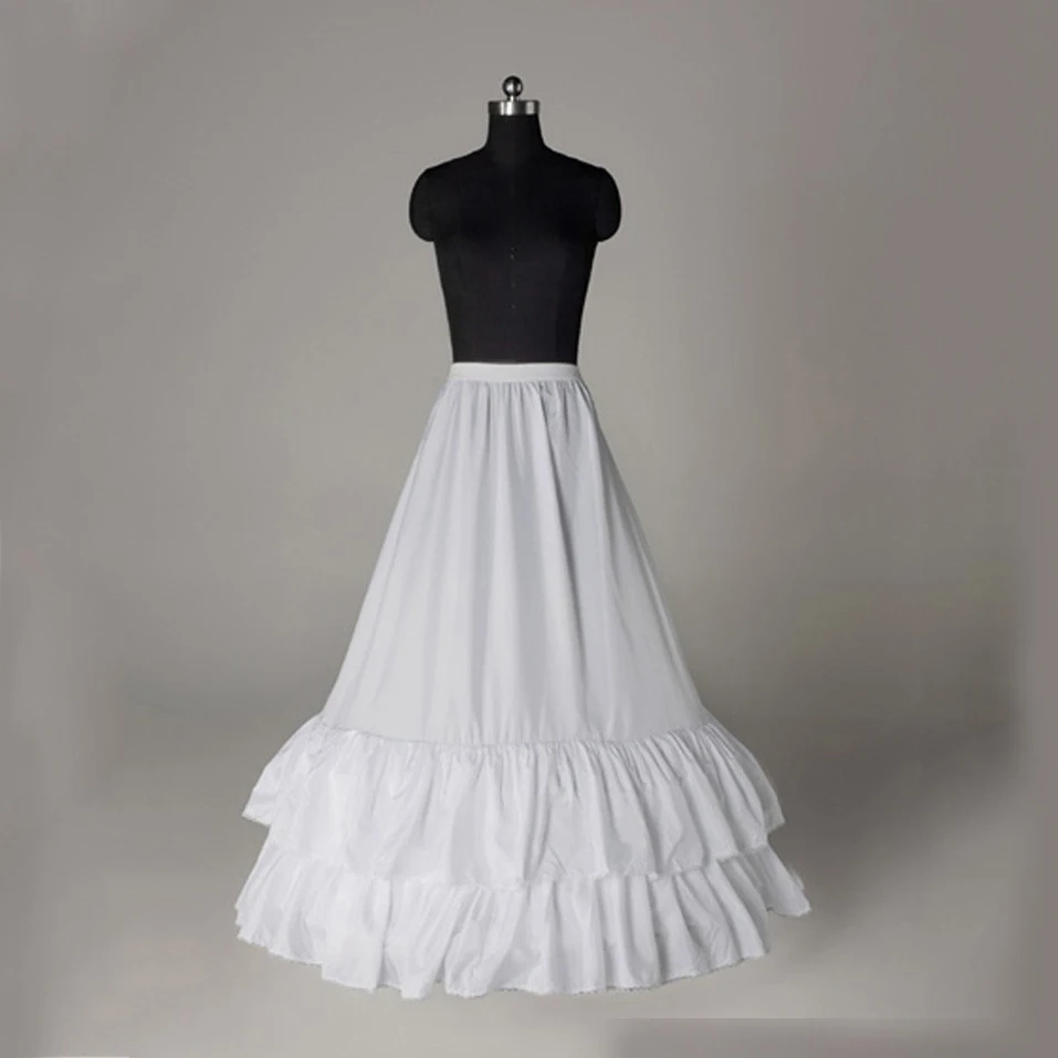 Bridal Slips Wedding Underskirt White Underdress Falda Brautpetticoat