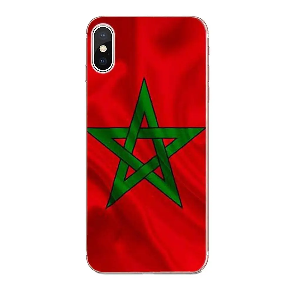 Мягкий чехол для мобильного телефона Ma Maroc Morocco Flag Xiaomi Redmi Note 2 3 3S 4 4A 4X5 5A 6 6A Pro
