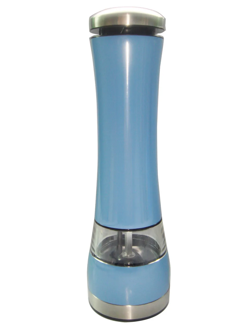 Stainless steel Electric pepper mill Electric pepper mill Light blue