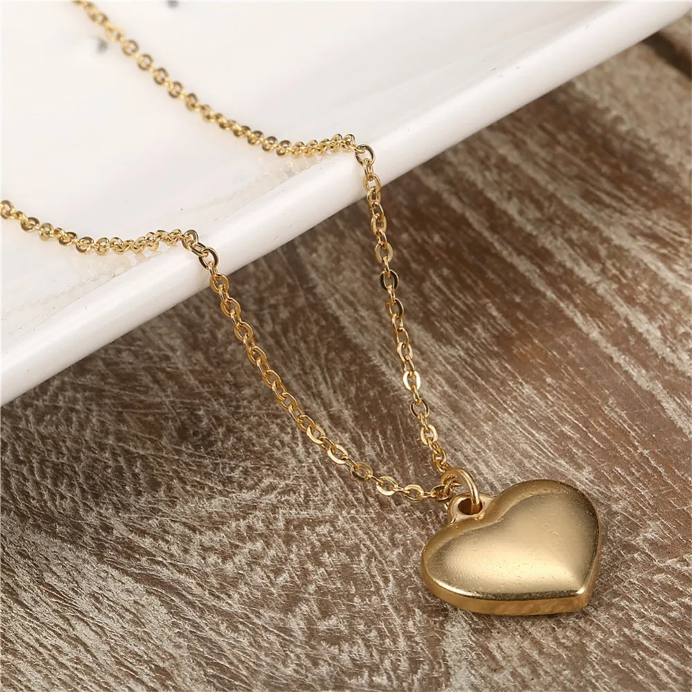 Новая мода цвета: золотистый, серебристый цвет нержавеющая сталь тонкий браслет цепочка аксессуары в форме сердца браслеты для женщины подарок ко Дню Святого Валентина