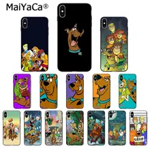 MaiYaCa Scooby Doo Силиконовый ТПУ мягкий черный чехол для телефона для iPhone 6S 6plus 7plus 8 8Plus X Xs MAX 5 5S XR