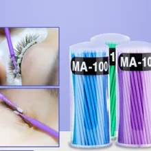 2000 шт/партия пластиковые полуперманентные татуировки использовать ватные тампоны L/M/S наращивание ресниц тампон Красота и здоровье HA525