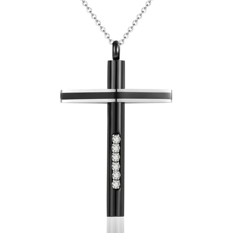 

Cross - border hot accessories new pure steel chain men's pendant nest with cross titanium steel pendant EX300