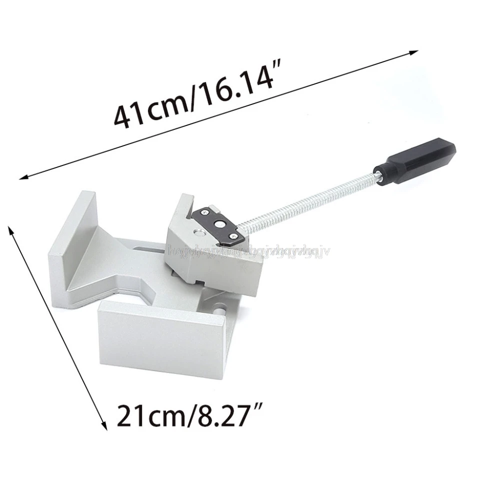 Одна Ручка 90 градусов правый угол зажим две оси аллюминевая Деревообработка столярных изделий инструменты сварочный зажим Jy02 19 Прямая поставка