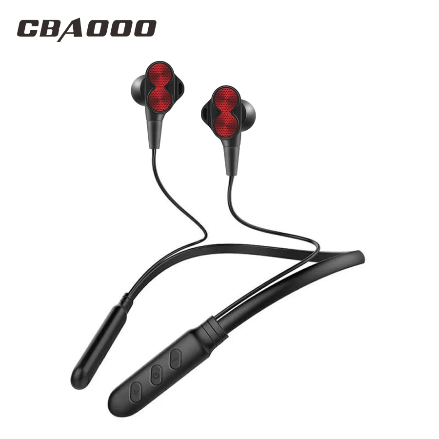 CBAOOO B800, беспроводные Bluetooth наушники, спортивные наушники, двойной привод, гарнитура, стерео бас, Bluetooth наушники с микрофоном для телефона