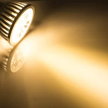 Горячий MR16 6W светодиодный прожектор 3000K на Затемнения 50W эквивалент галогенной лампы Ультра яркий энергосберегающий светильник для помещений