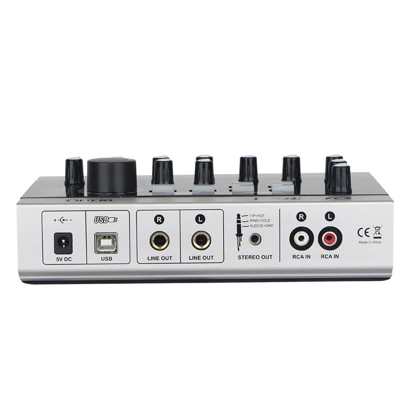 Alctron U16K MK3 USB аудио запись Интерфейс микрофон Внешняя звуковая карта усилитель с