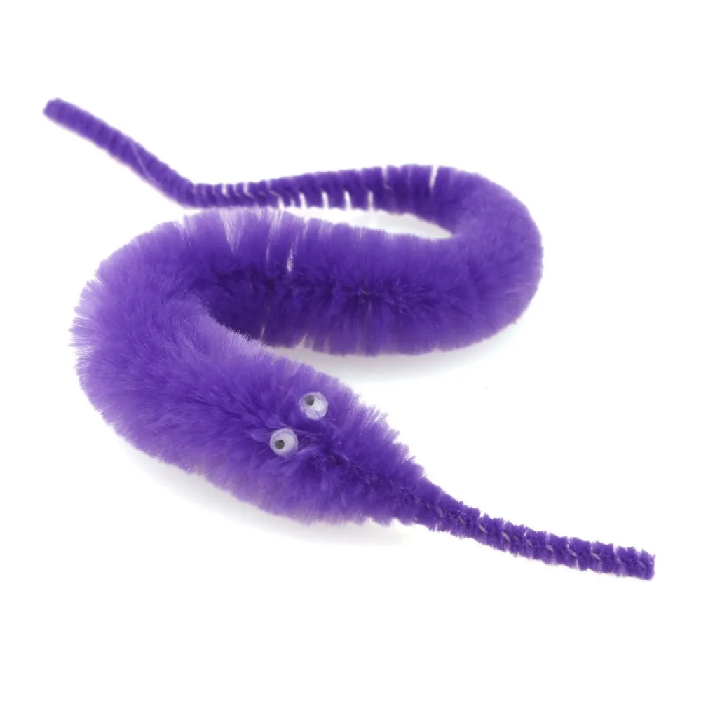 fuzzy worm toy