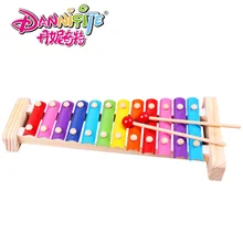 Danniqite Child Kid Baby 12 Note Wooden Musical Toys Wisdom Juguetes Music Instrument