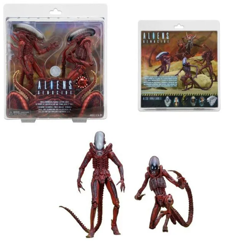 

Aliens Genocide Xenomorph Big Chap & Dog Alien Concept PVC Action Figure Collectible Model Toy 2-pack