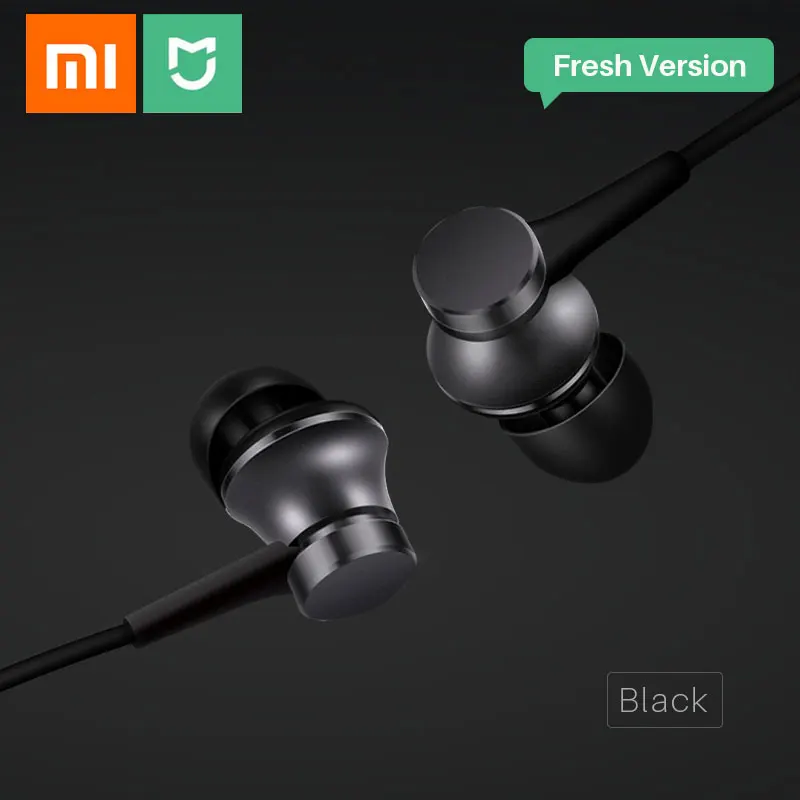 Оригинальные Xiaomi mi наушники Piston 3 свежая Молодежная версия 3,5 мм наушники с 3-мя басами Базовая версия гарнитура с пультом дистанционного управления