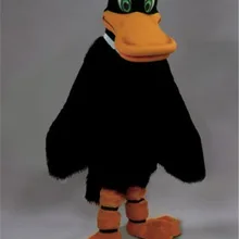 Талисман черная утка маскарадный костюм нарядное платье Пользовательские праздничный карнавальный костюм тема Карнавальный Костюм-маскот