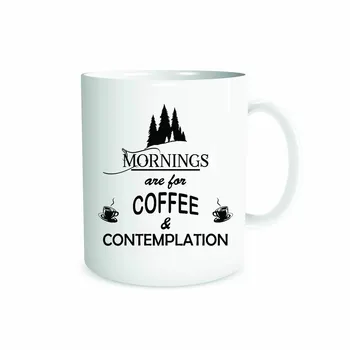 

Inspired Stranger Things Mornings Are for Coffee and Contemplation Mug Gift