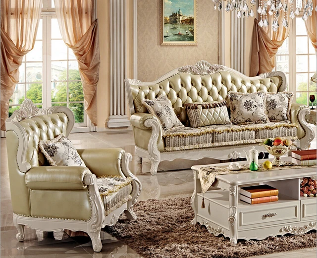 Clic European Hand Carved Sofa Set Furniture Solid Wood Carving Clic European Hand Carved Sofa Set Furniture Solid Wood Carving Antique 0409