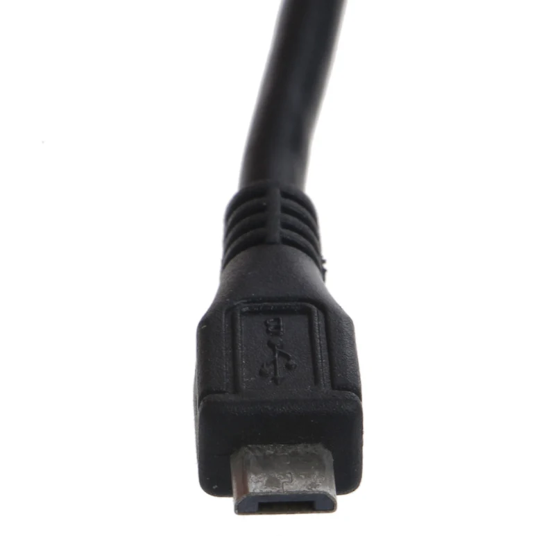 OOTDTY Дата кабели 25 см Micro USB 5 Pin B Штекерный мини-usb 5 Pin Мужской адаптер для передачи данных конвертер кабель Шнур дропшиппинг