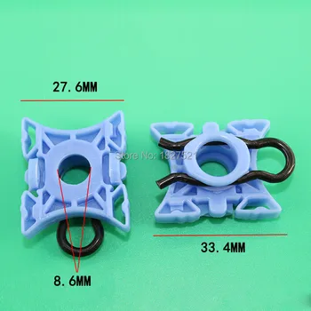 

50 Pack Window Regulator Sliding Clip Blue Clips OEM# 3509416 For Volvo 740 940 960 S60 S80 S90 V70 960 XC90 XC70