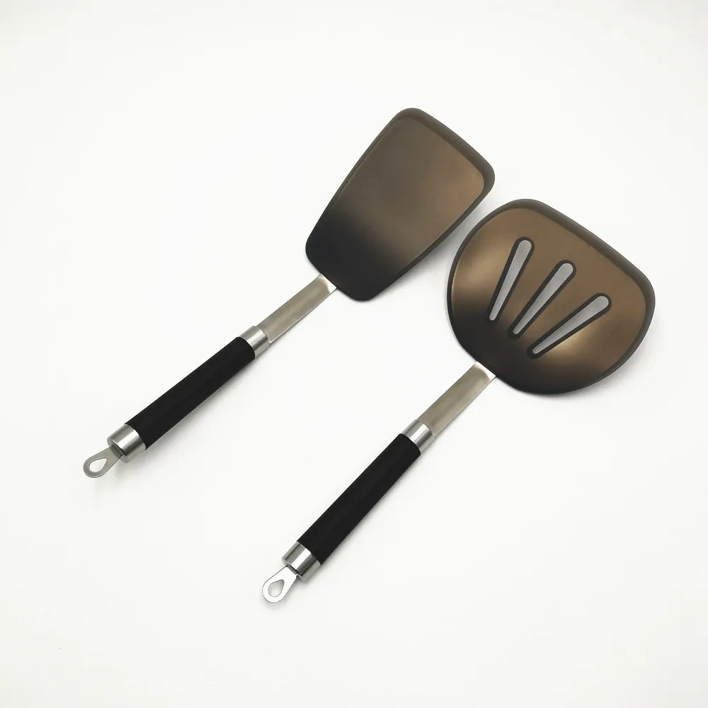 To encounter Premium Flexible 2 Piece Silicone Turner Spatula Set,Egg
