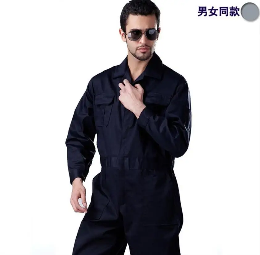 Men Women Workwear Miner Coveralls Protective Coverall Repairman Jumpsuits Working Uniforms Workshop Long Sleevel Coveralls