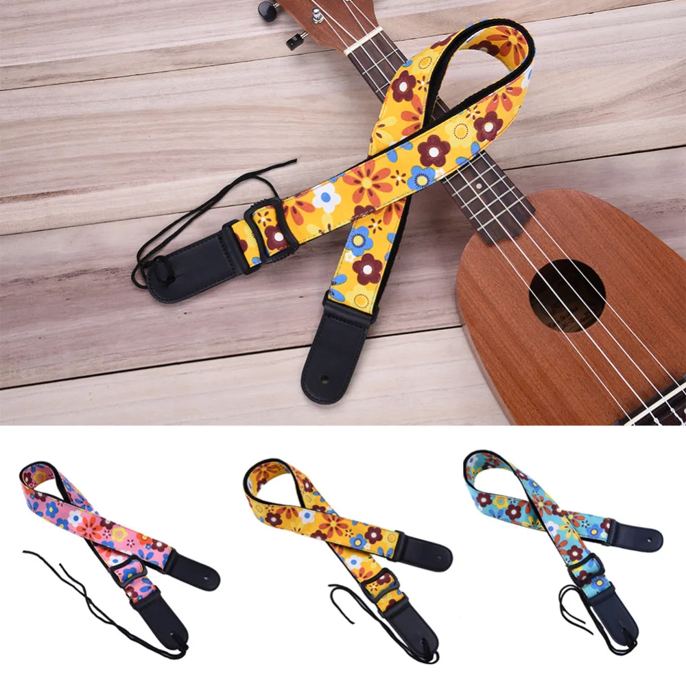 Buy Ukulele Strap Hawaii Small Guitar Printed Cotton