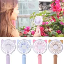 Портативный USB портативный мини-вентилятор СВЕТОДИОДНЫЙ Ночник настольный вентилятор с лампами