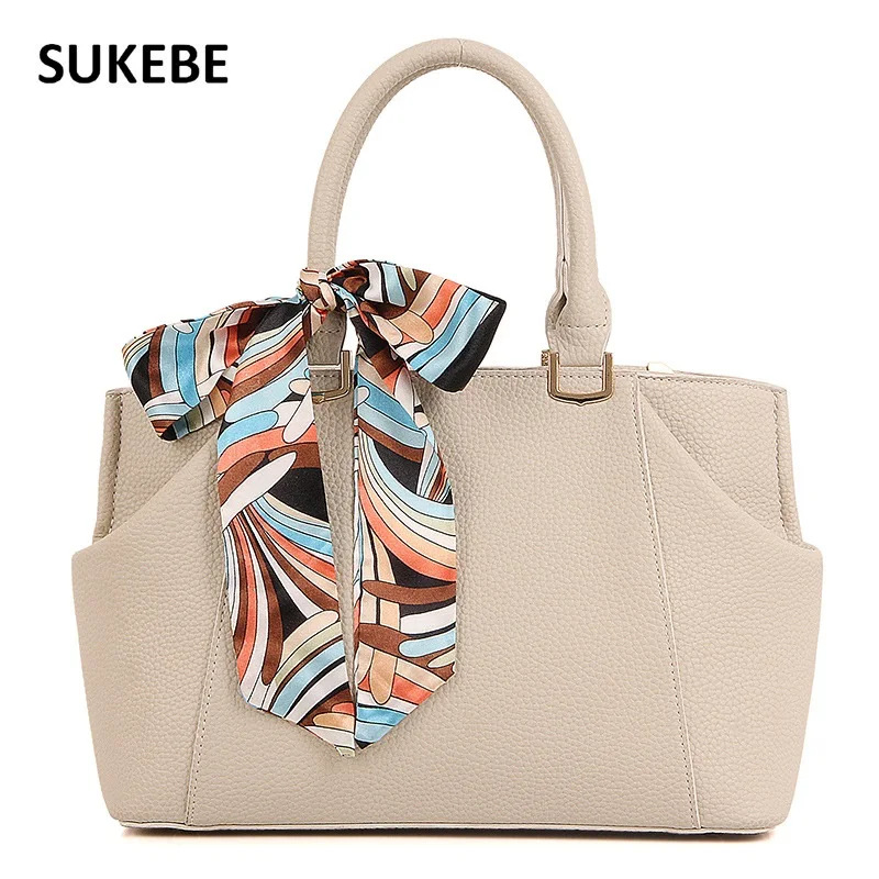 2017 New Luxury Handbags Women Bags Designer Handbag With Scarf 2017 New Luxury Handbags Women Bags Designer Handbag With Scarf Shoulder Messenger Leather Tote Bag Bolsa In Top Handle From Luggage On