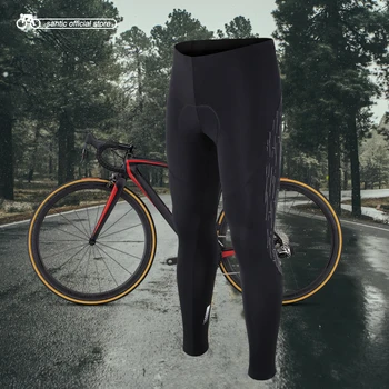 

Santic Men Cycling Long Padded Pants Winter 4D Cushion Pad Reflective Thermal Pants Keep Warm Cycling Pants Asian S-3XL M7C04095