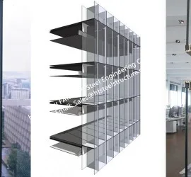 Double Skin Fapade (DSF) system glass curtain wall 2