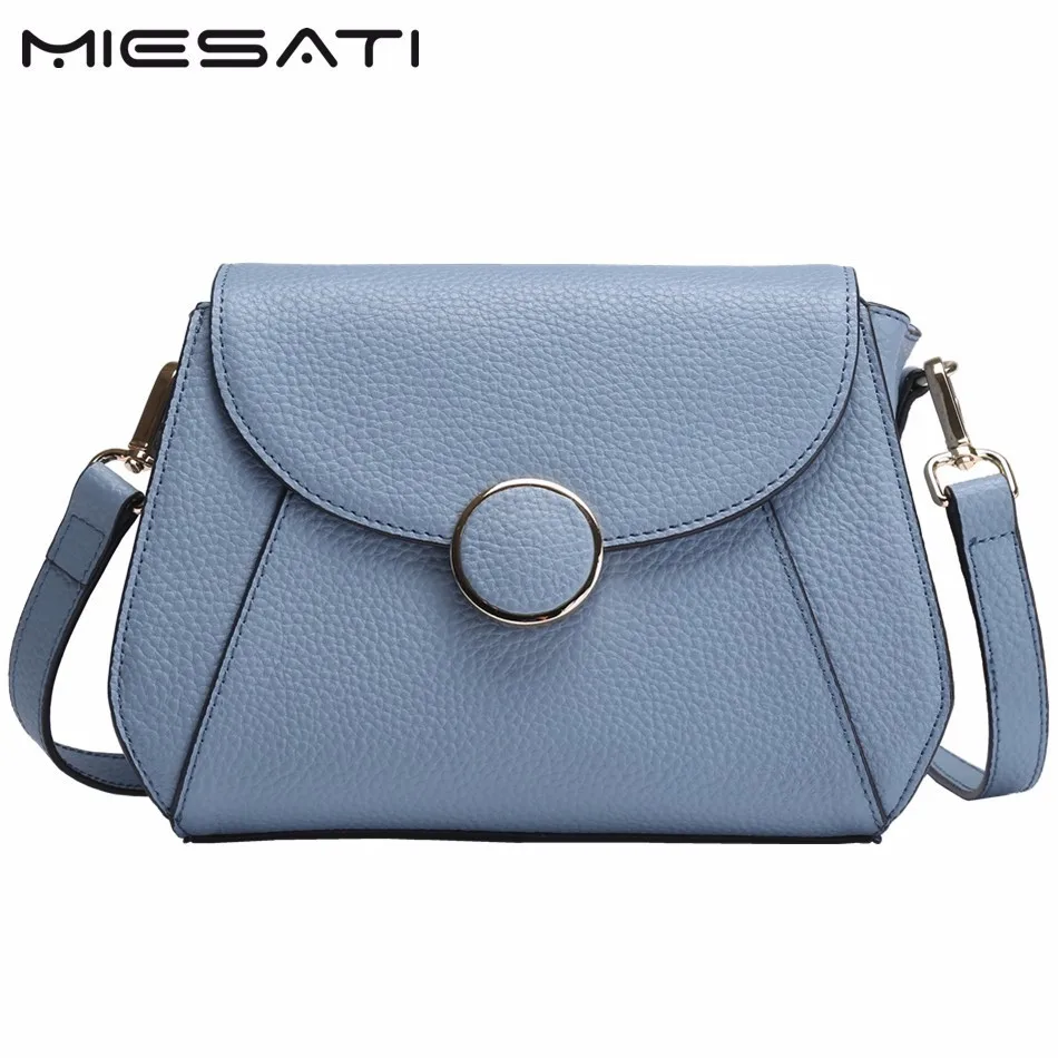 

MIESATI Crossbody Bags For Women Genuine Leather Woman Leather Saddle Bag High Quality Women Messenger Bags Lady Casual Bags
