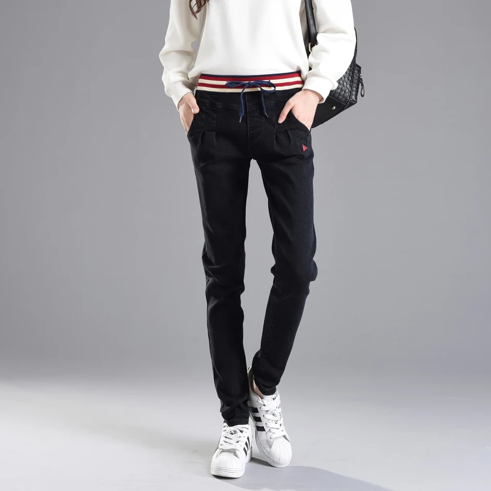 Jeans for women winter High Waist stretch jean boyfriend