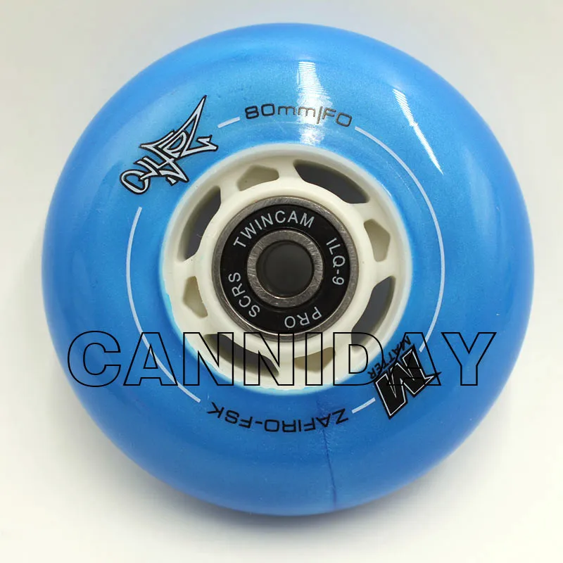8 PCS 72/73/80mm عجلات المسألة 84A FSK زلاجات بعجلات مضمنة أحذية عجلات مع TWINCAM ILQ-9 محامل Longboard عجلة الملحقات